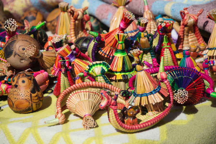 Traditional Indian toys arranged with Patang snack boxes, highlighting bulk gifting options for festive and cultural occasions.