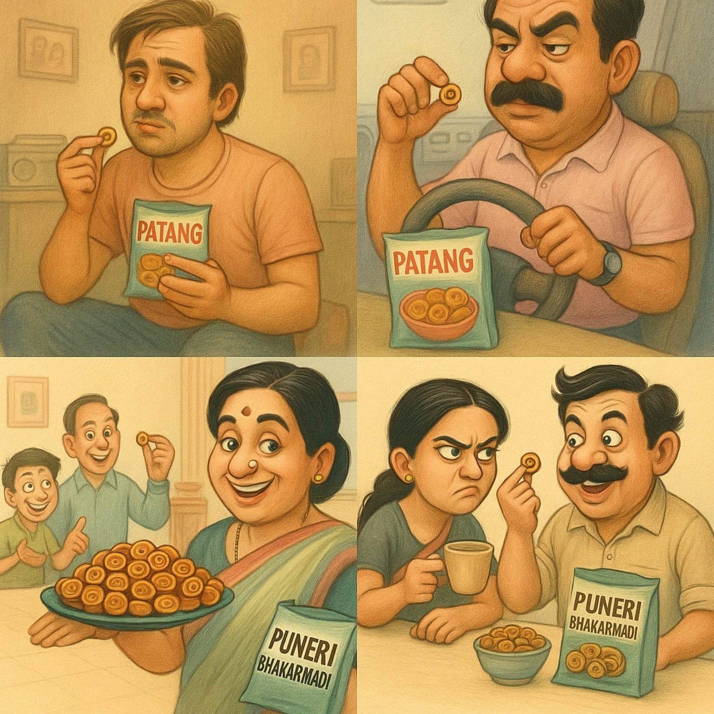 Puneri Bhakadwadi - Patang